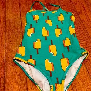 Hanna Andersson size 10 popsicle print one piece bathing suit